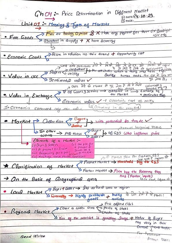 First page of Eco ch 4 unit 1