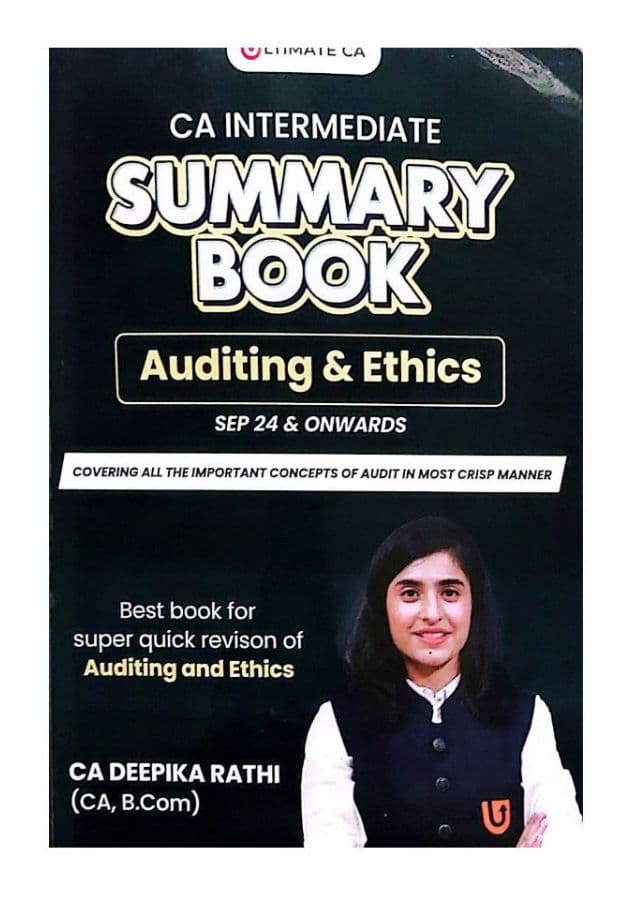 First page of Deepika Rathi Summary Book For Audit May 25 Also Applicable As In Audit There Are Only Minor Changes