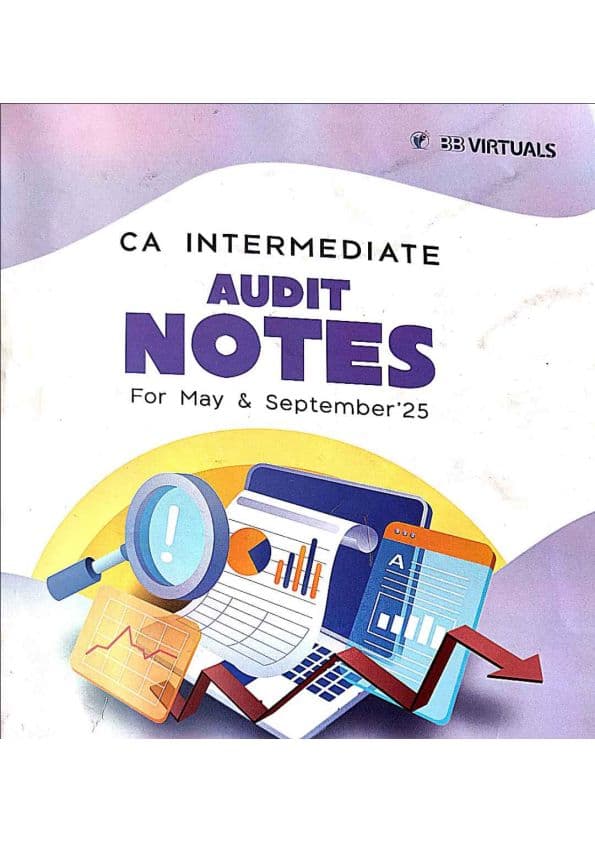 First page of CA. Intermediate Audit notes For May 25 Onwards