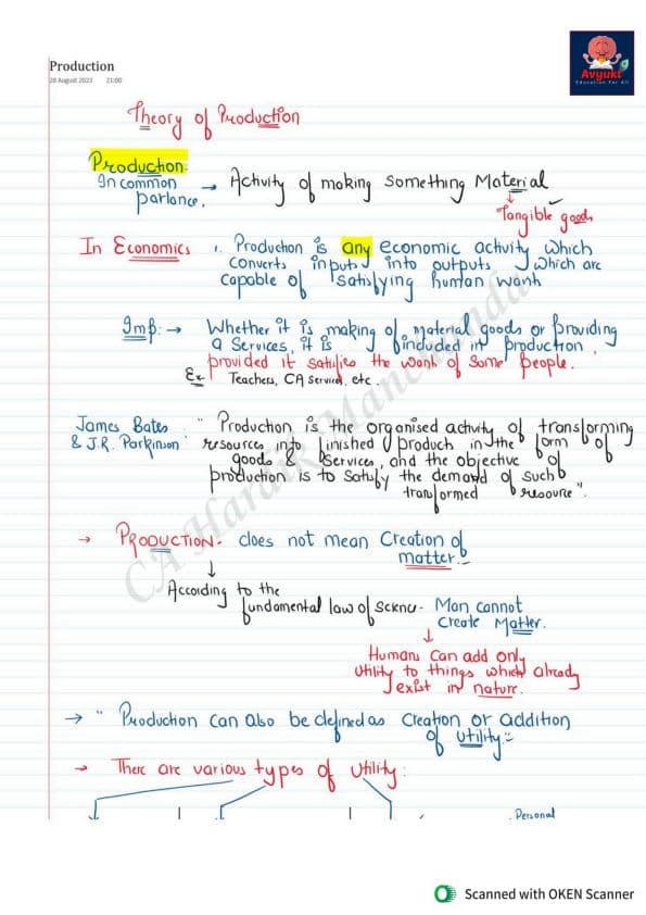 First page of (Ch-3) Hardik manchanda notes eco