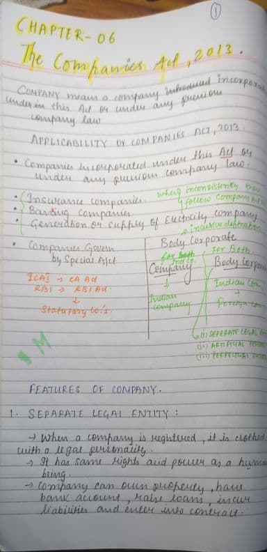 First page of Handwriting Notes ICA,2013