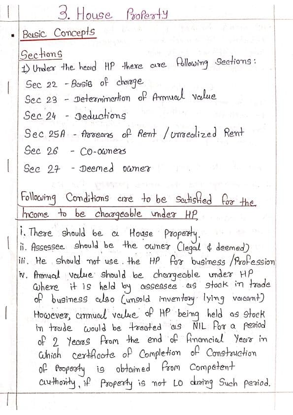 First page of IFHP: hand writing notes