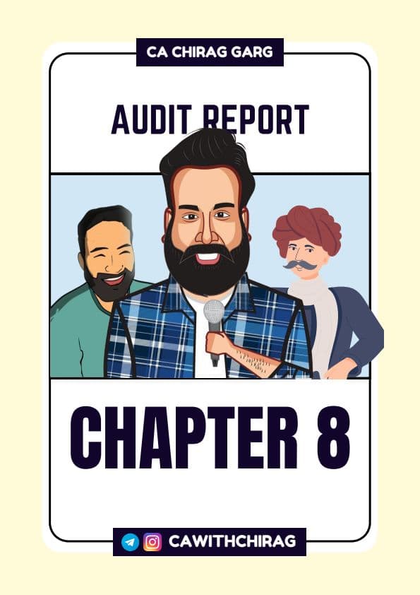First page of Ch-8 Audit report by CA Chirag Garg