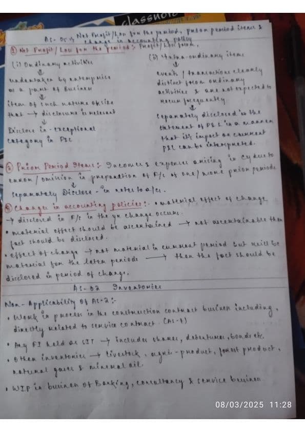 First page of Some important points and notes from AS-2, 5&16 that can help you solve many questions. Was this helpful?