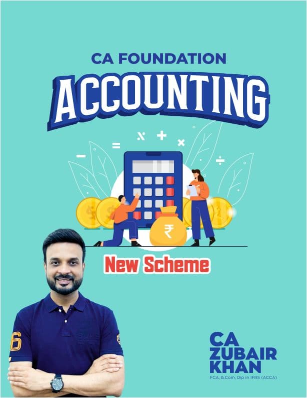 First page of Account Question Book by Ca ZUBAIR KHAN