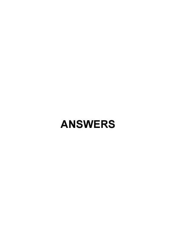 First page of Model test papers answers G2