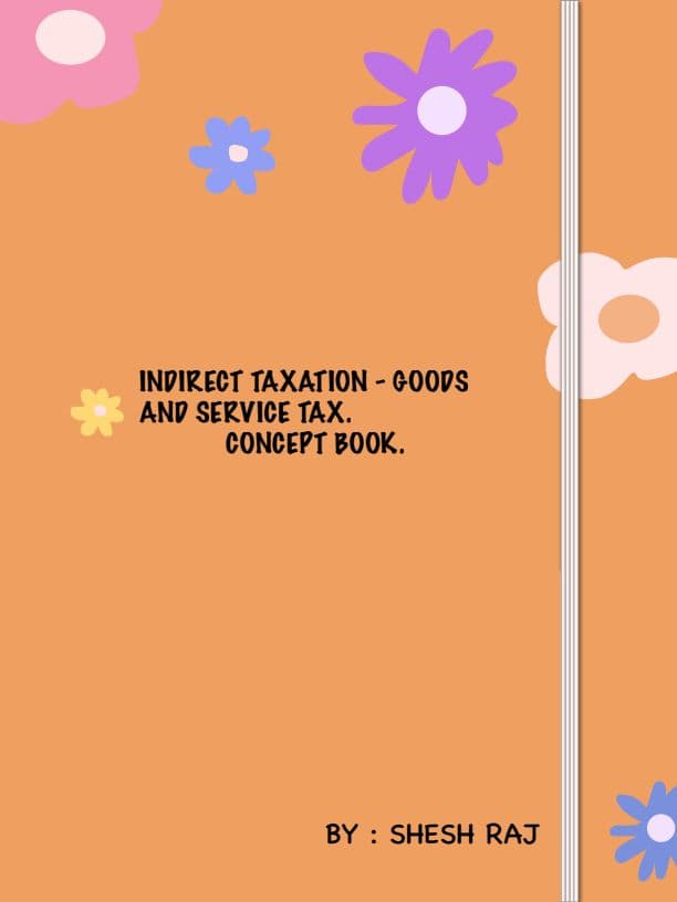 First page of Gst introduction concept book
