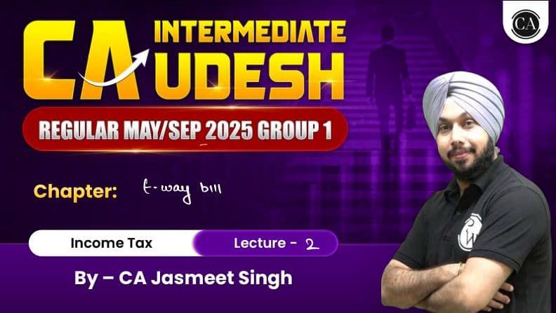 First page of Indirect tax GST Handwritten notes by jasmeet sir May 25 onwards Follow for more