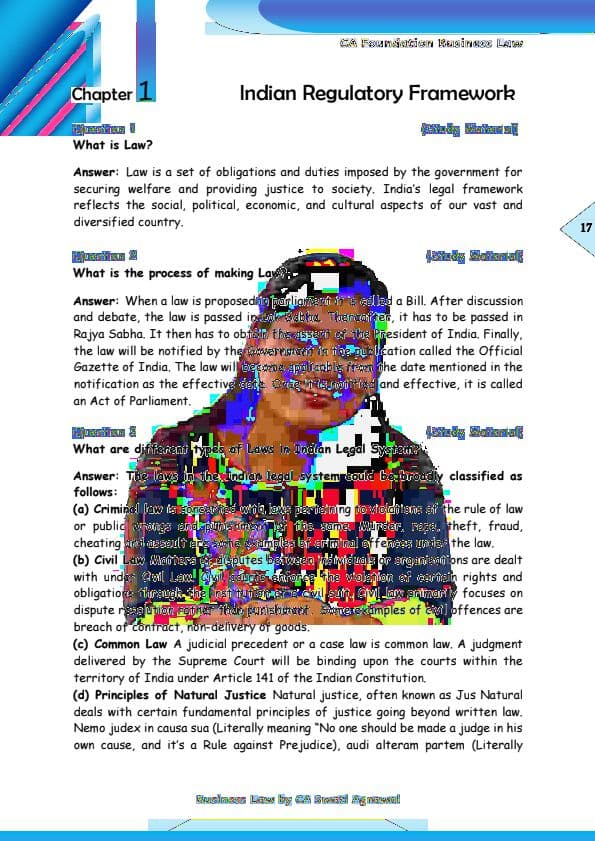 First page of Law qustion bank