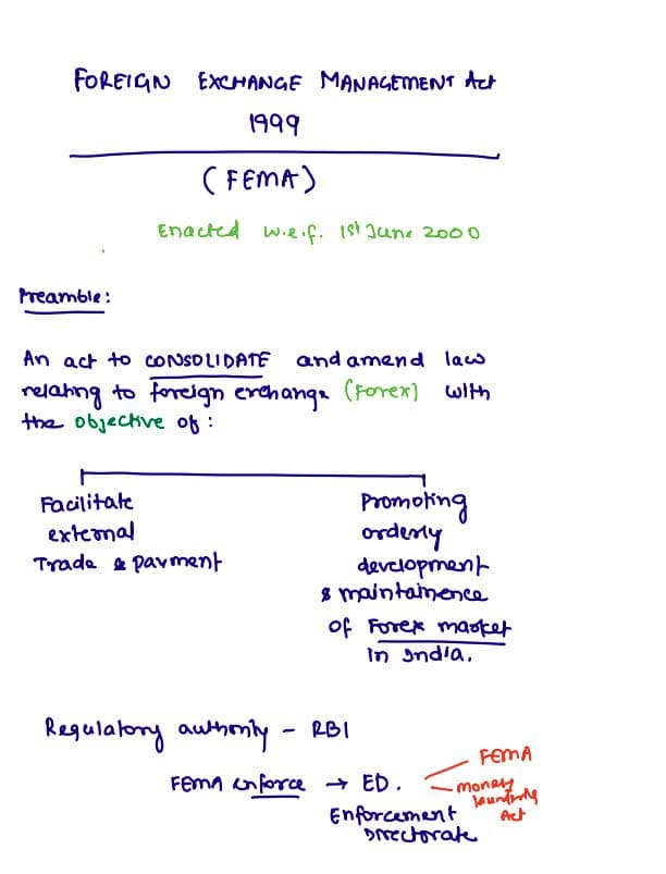 First page of FEMA Handwritten Notes