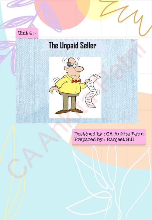 First page of Soga unit 4 by Ca Ankit patani