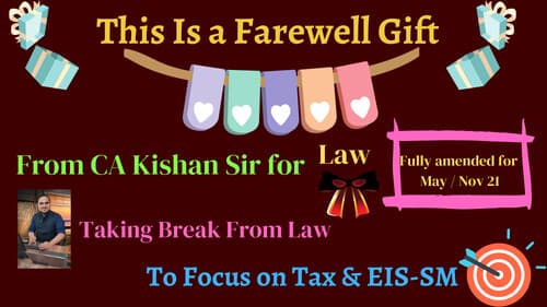 First page of Best corporate and other Law question answer book in 112 page by ca kishan kumar sir follow for more