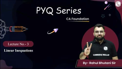 First page of PYQ of inequation