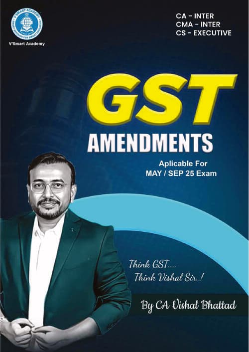 First page of Ca inter gst amendment for 2025-26