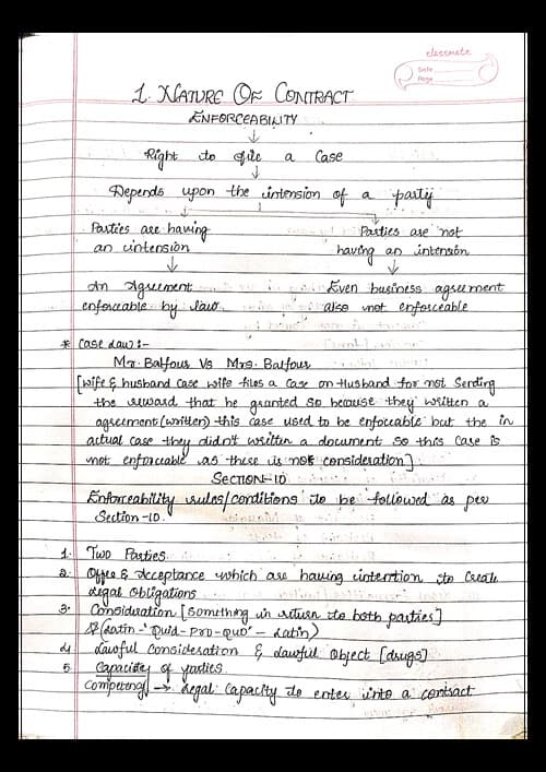 First page of ICA