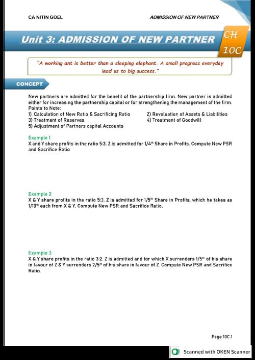 First page of Admission,full concept + questions With solution