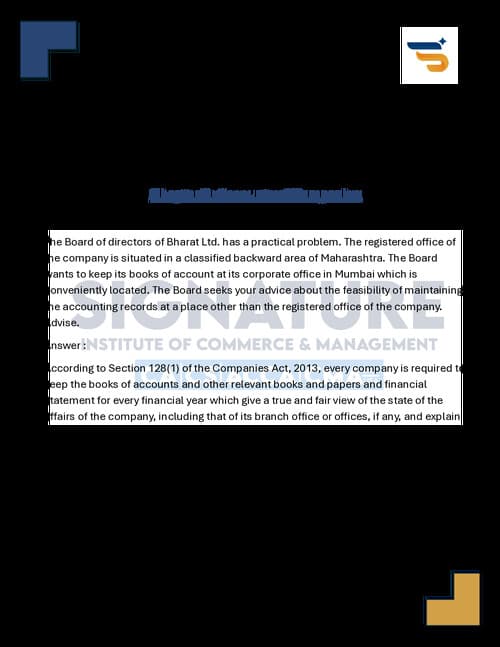 First page of CA INTER SEPTEMBER 25 Important question