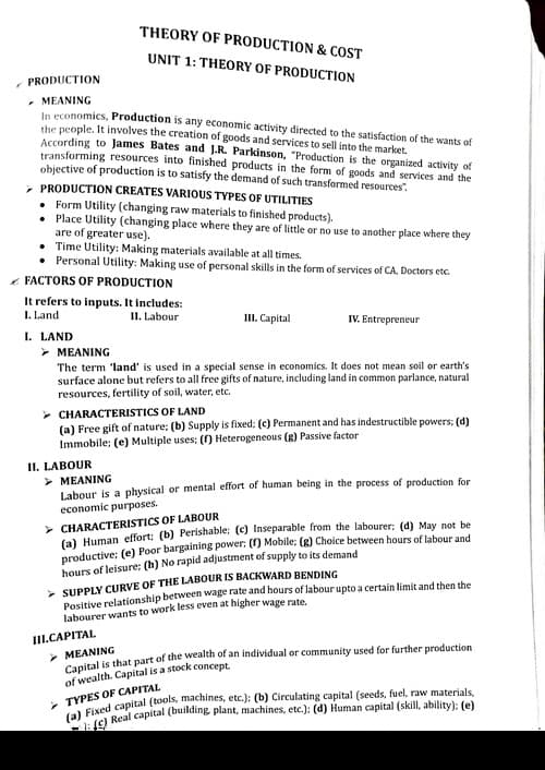First page of Economic short notes