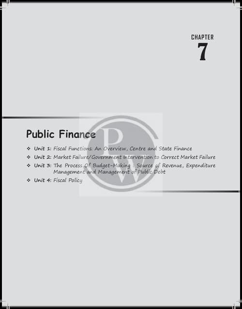 First page of Public finance notes by love kaushik Sir