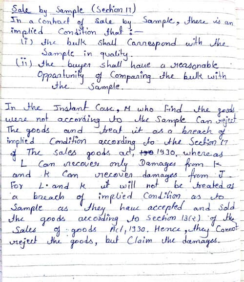 First page of Important question's answer