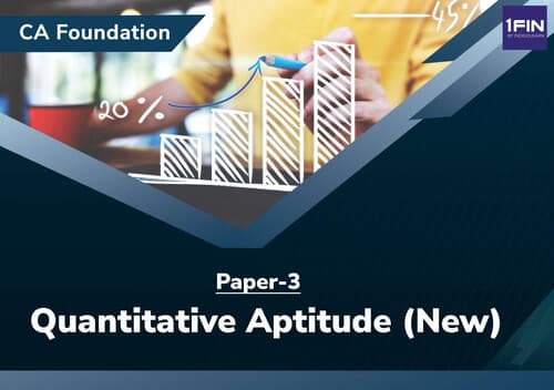 First page of CA Foundation [Formula Sheet] of Quantitative Aptitude ✅