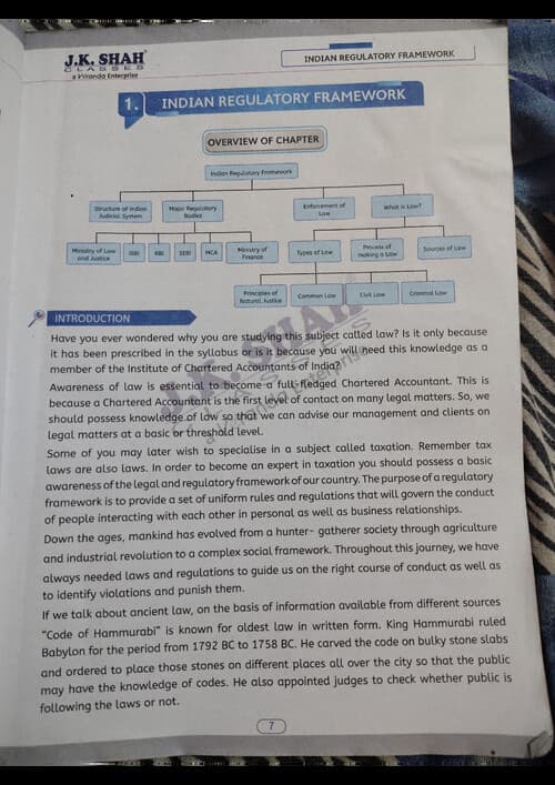 First page of Law