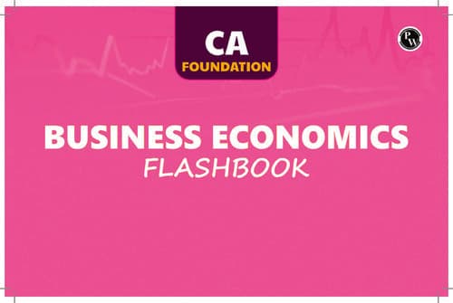 First page of Economics flashbook