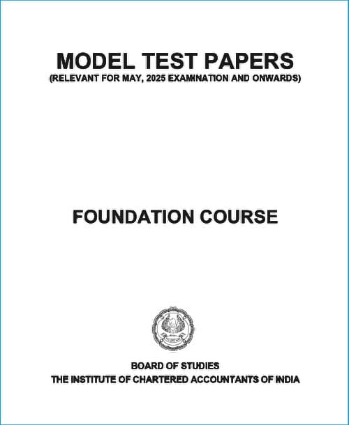 First page of MODEL TEST PAPERS