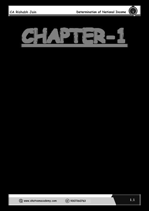 First page of Macro economic