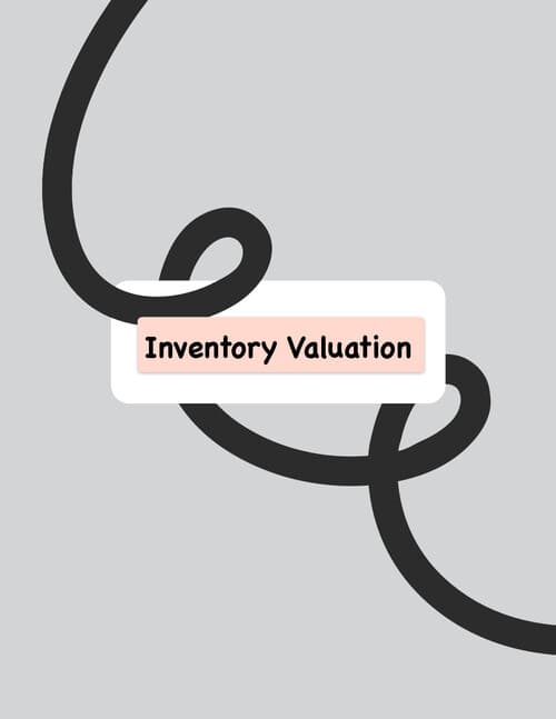 First page of Inventory valuation notes by ca hardik Manchanda sir