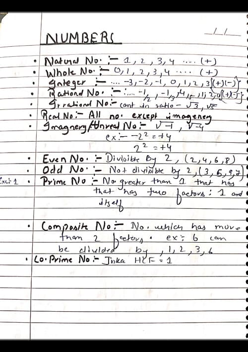 First page of Important basic concepts to be known for solving question