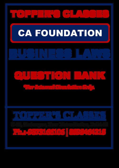 First page of Past year question of business law