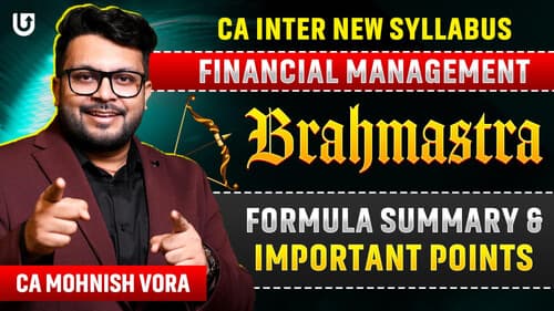 First page of FM BRAHMASTRA NOTES BY MV SIR