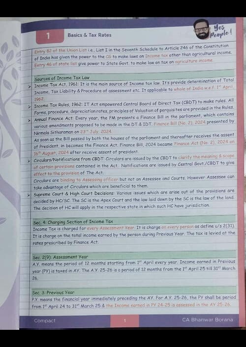First page of Here is the DT Summary book of BB sir all new book for sept 25 and jan 26. Happy learning.