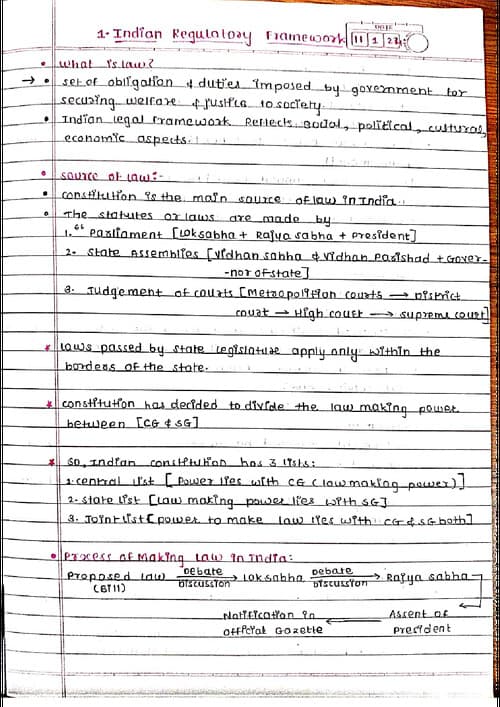 First page of Law