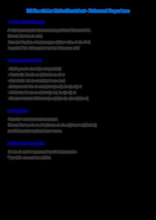 First page of Quantity aptitude edition proportion summary notes and all detailed formulas