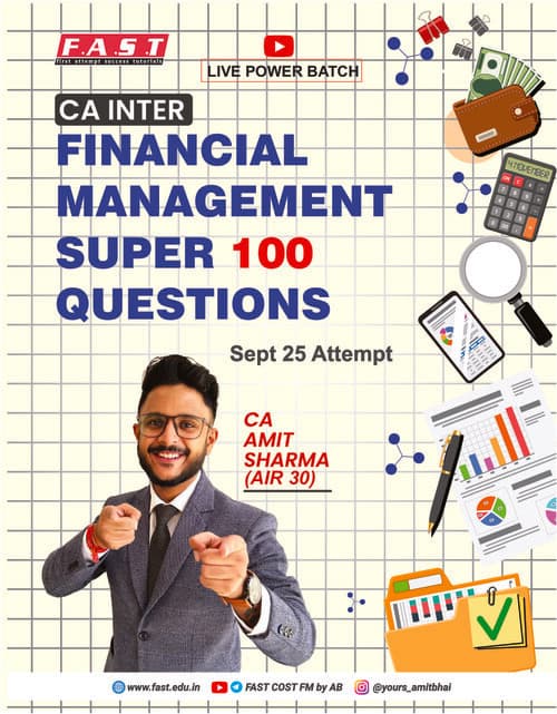 First page of Super 100 Questions relevant for Sept 2025 exams
