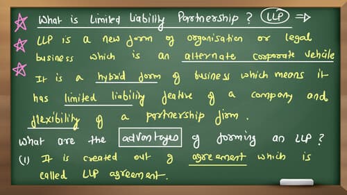 First page of Limited liability partnership act, 2008
