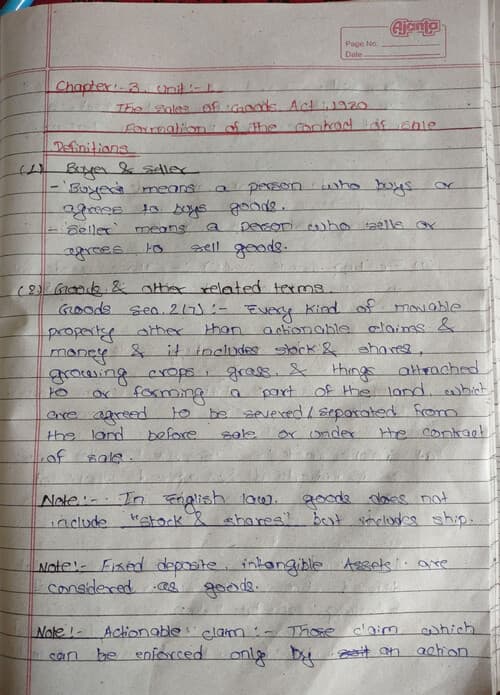 First page of Soga unit:-1