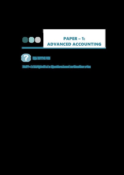 First page of Jan 2025 Advanced accounting RTP