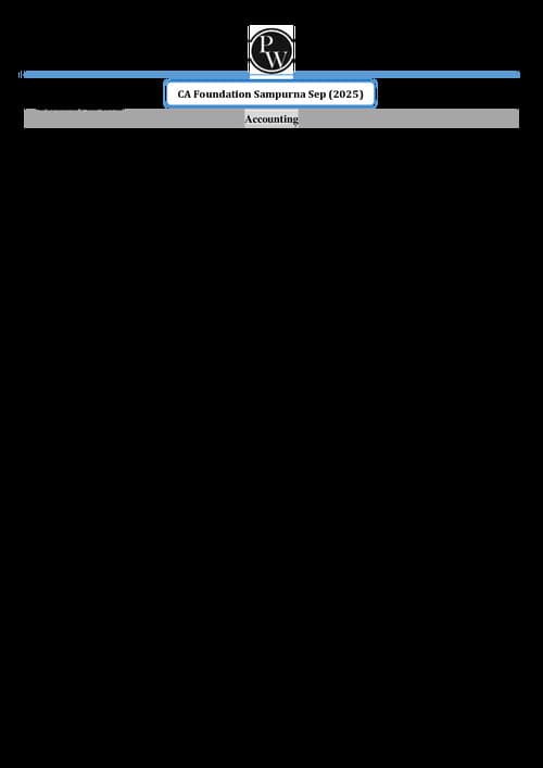 First page of Master test of accounts