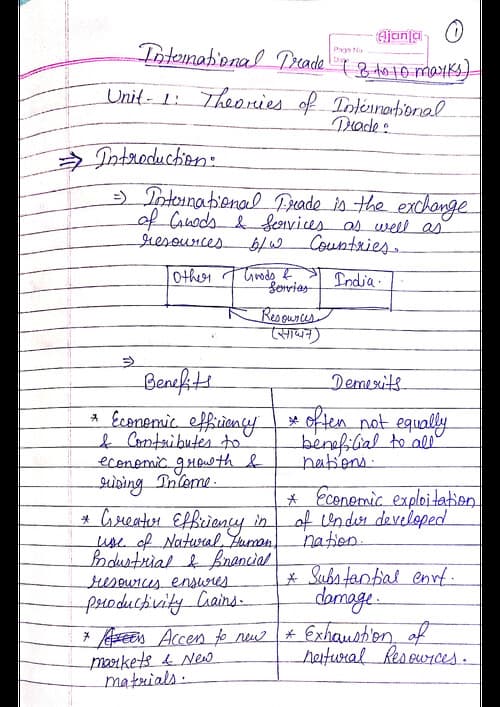 First page of Economic notes