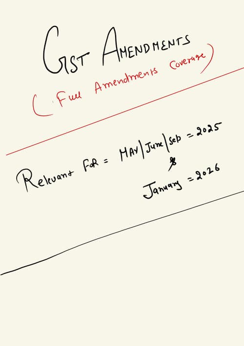 First page of Gst amendments by vg sir