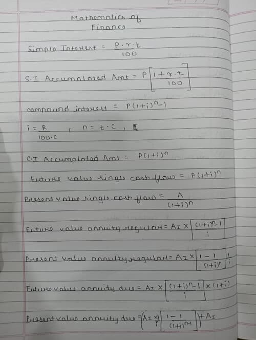First page of All formula in one watch