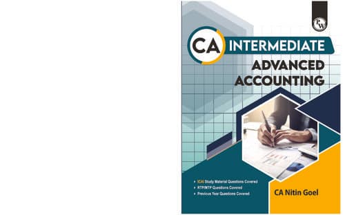 First page of Advanced Accounts e-book(Part 2) by CA Nitin Goel [CA Wallah]