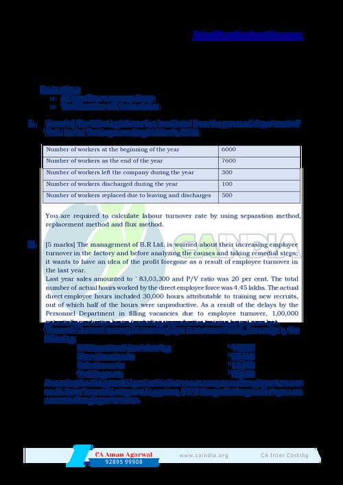 First page of Here the Employees test for practice. Happy learning.