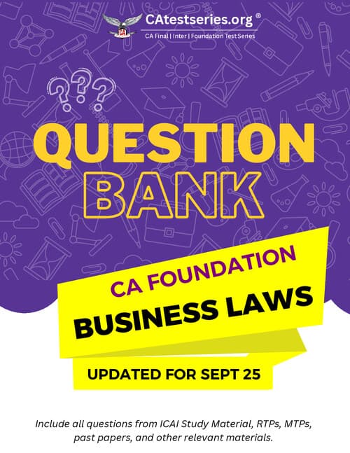 First page of Question bank business law