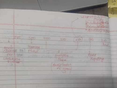 First page of CA audit notes Introduction
