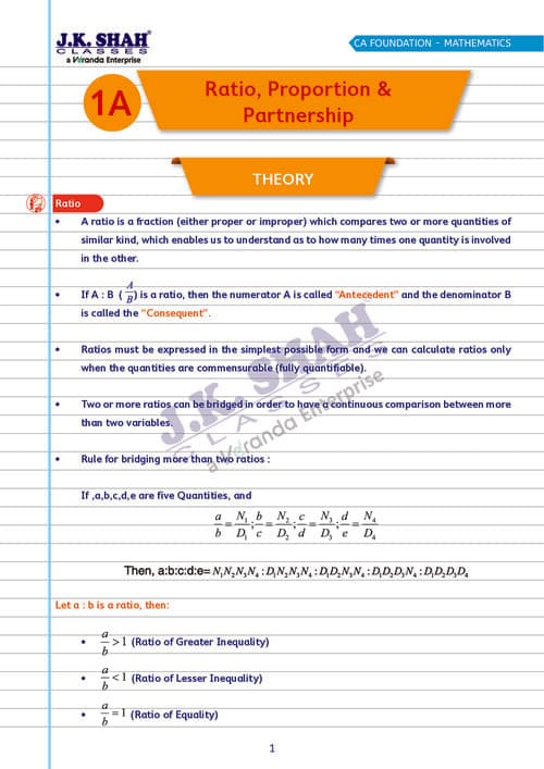 First page of Quantitative aptitude ch 1