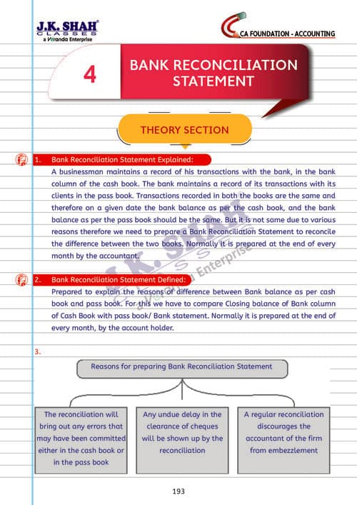 First page of Accounts Ch = BRS